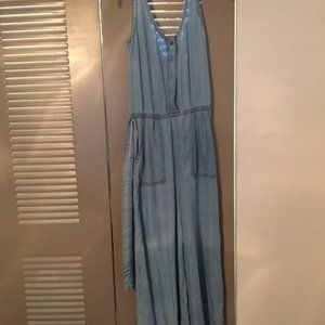 Denim Romper.